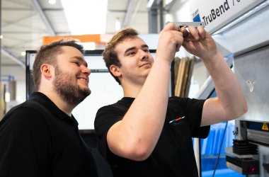 Handwerk Ausbilder und Azubi