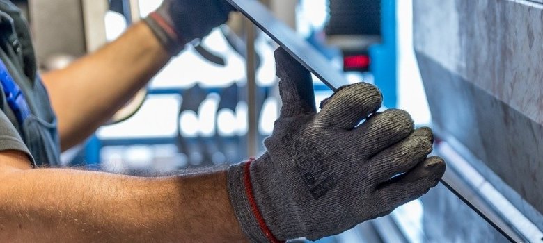 Handwerker bei der Arbeit