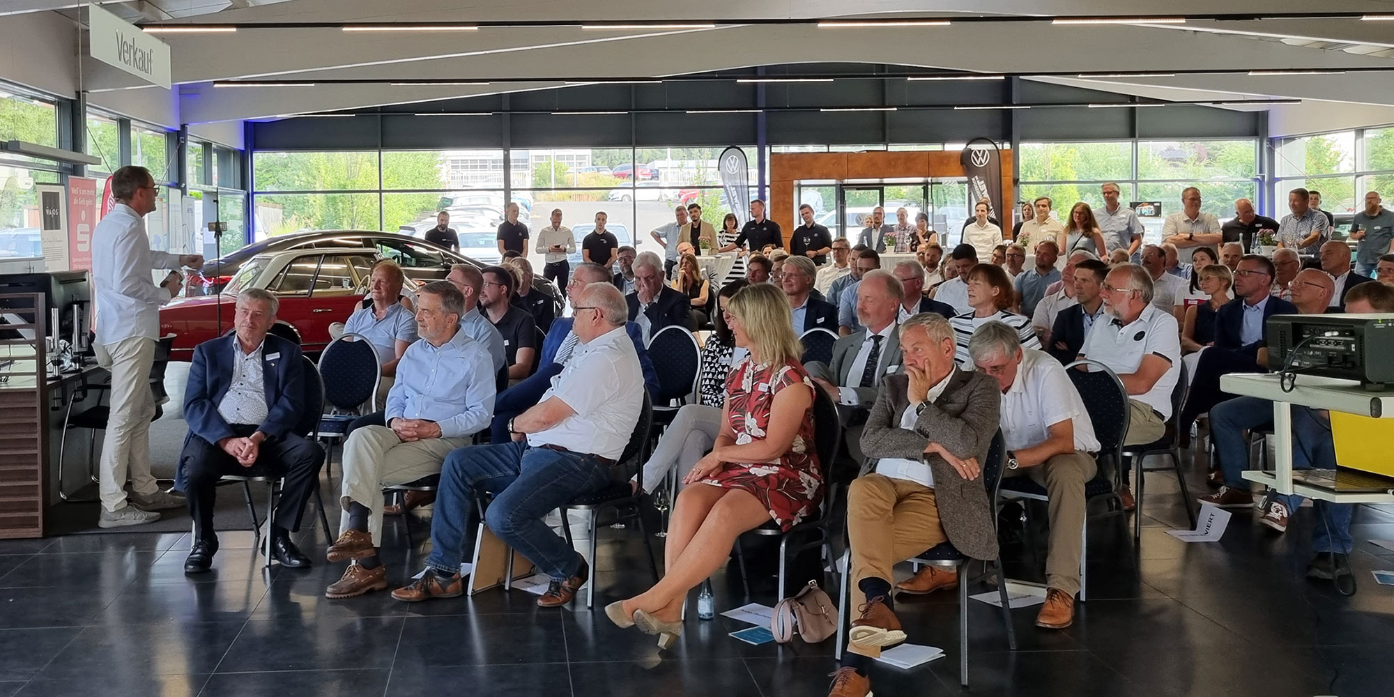 Vortrag von Jon Christoph Berndt beim Kurvenkreis-Sommerfest 2022 