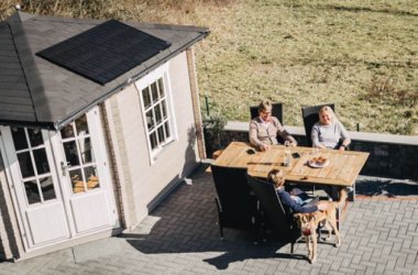Solarmodul Gartenhaus