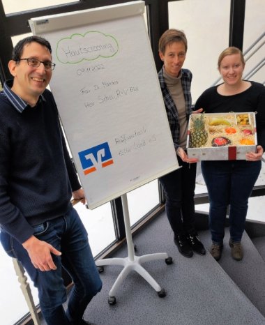 Das BGM-Team beim Gesundheitsnachmittag unseres Kurvenkreis-Partners Raffeisenbank Zeller Land eG