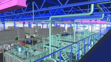 Vorschau-Grafik zur neuen Produktionshalle des Werks von Huhtamaki in Alf