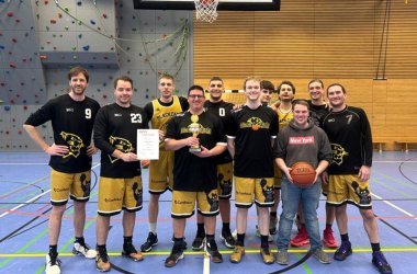 Die Basketballmannschaft des Turnverein Zell.