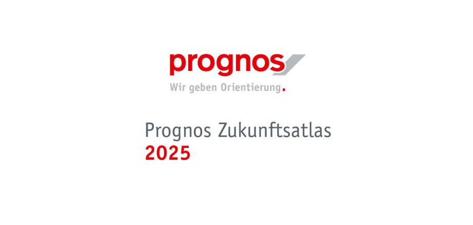 Titelbild zum Zukunftsatlas mit Logo der Prognos AG