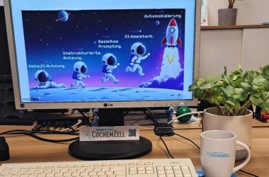 Beispielfoto eines Webinars im KI-Monat der Wirtschaftsförderung Cochem-Zell