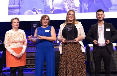 Manuela Markert von GLOBUS mit den anderen Preisträgern