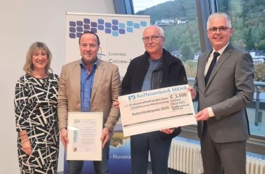 Verleihung des Kulturfoerderpreises an das Heimatmuseum Mittelstrimmig