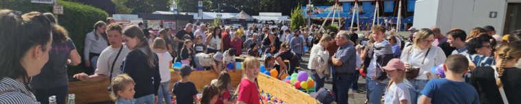 Titelbild Kirmes Alflen Bild vom Bällerennen bei der Kirmes in Alflen