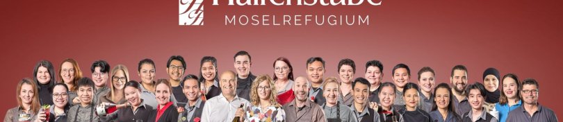 Belegschaft Hotel Halfenstube 2025 Gruppenbild der Belegschaft des Hotels Halfenstube 2025