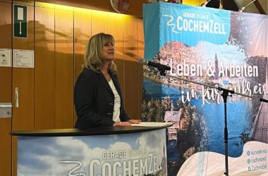Landrätin Anke Beilstein unterstrich die zentrale Bedeutung des Themas und nahm dabei besonders die kleinen und mittleren Unternehmen in den Blick.