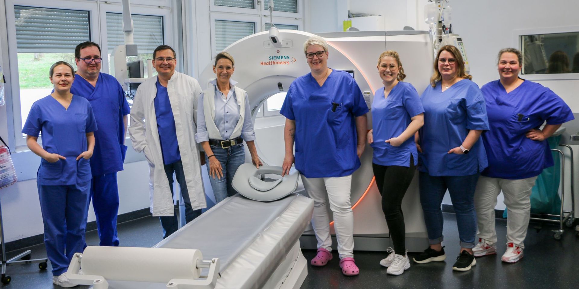 Gruppenfoto der Radiologie des MVZ Zell