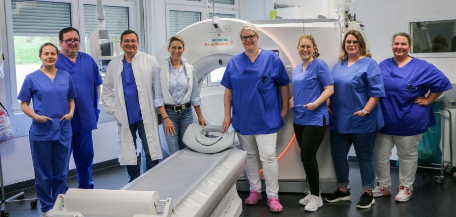Gruppenfoto der Radiologie des MVZ Zell