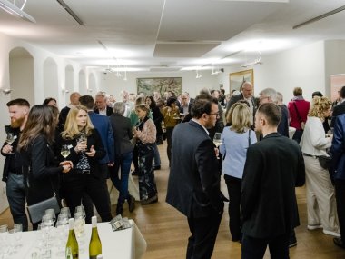 Netzwerken beim Jahresempfang Die Gäste des Jahresempfangs 2026 beim Netzwerken