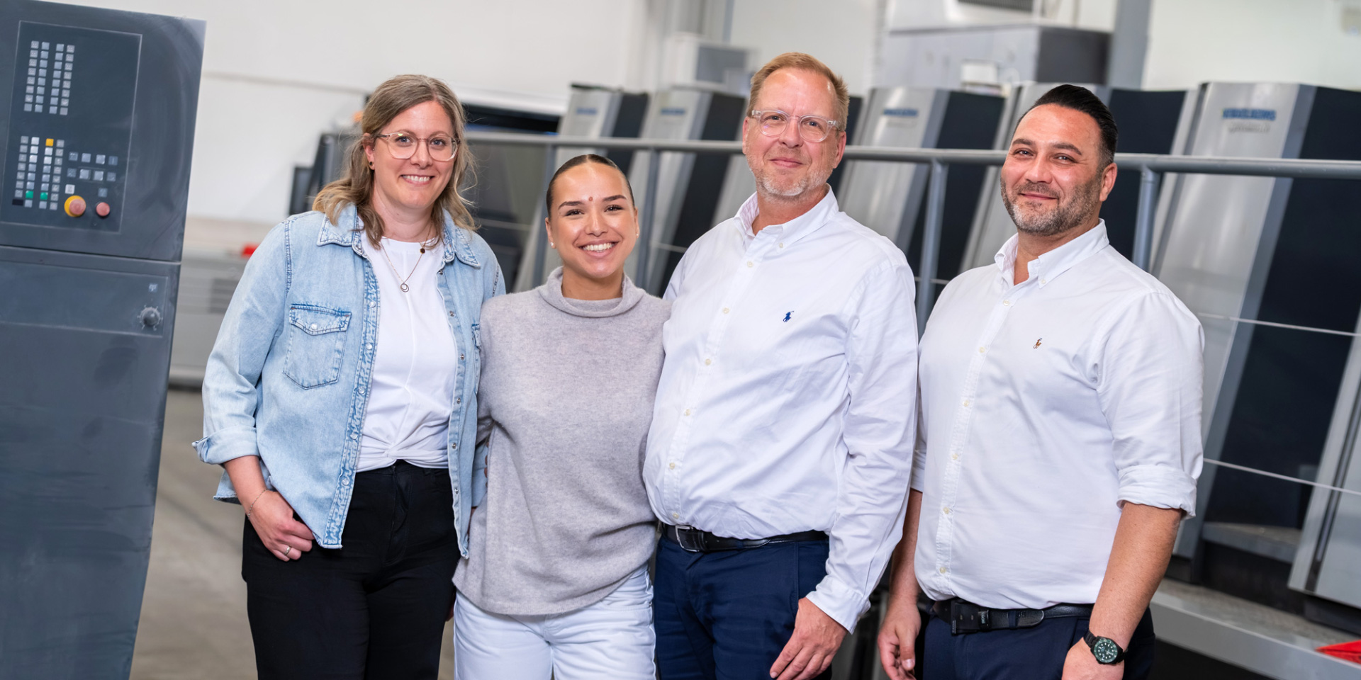 Kathrin Ebertz, Felicitas Reher, Markus Reher und Orhan Simsek