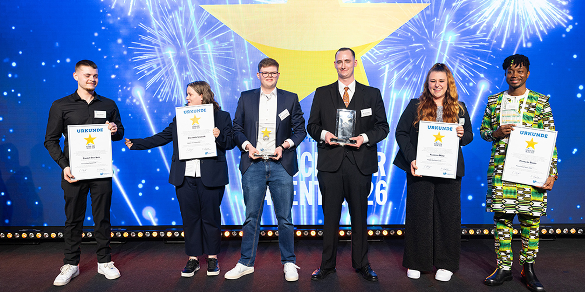 Hassane Barro mit den weiteren Preisträgern bei der Preisverleihung Fleisch Star 2026