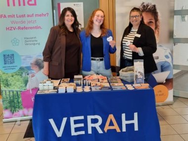 VERAH Stand Der VERAH-Stand auf der Jobmesse im Marienkrankenhaus.