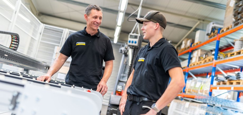 Marvin und Andre im Gespräch