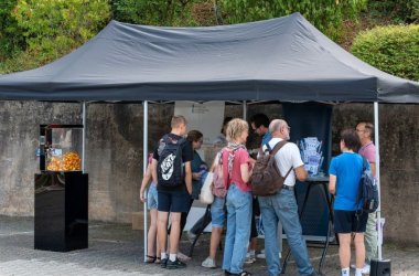 Aktionstag Bundesunker Ein Stand beim Aktionstag Bundesunker.