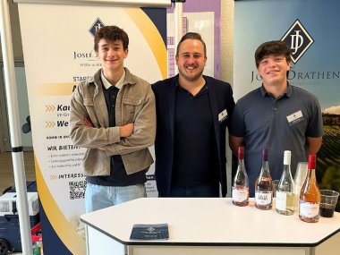 Wein- und Sektkellerei Josef Drathen Der Messestand von der Wein- und Sektkellerei Josef Drathen.