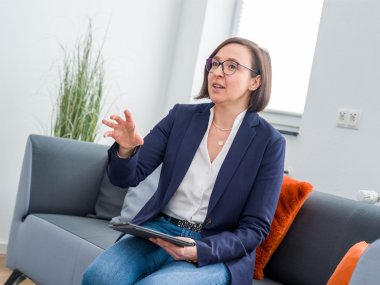 Susanne Johann im Gespräch