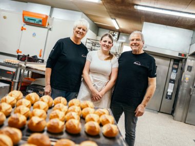 Ein Teil des Teams der Bäckerei Müsch in Alflen, CochemZell