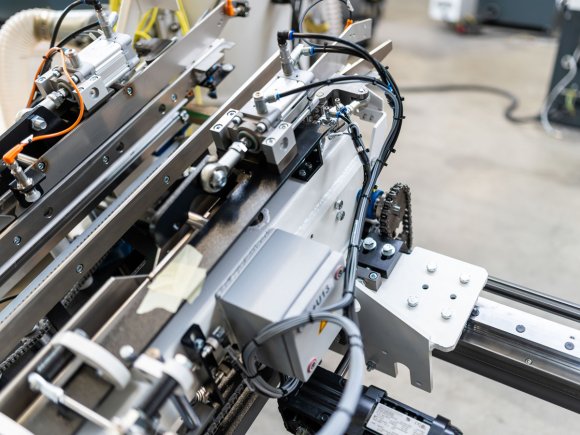 Produktionsanlage Nahaufnahme einer Produktionsanlage bei der Firma Pressta-Eisele