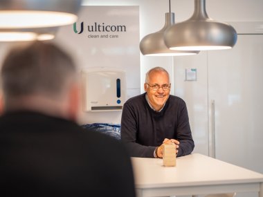 Andreas Gies, Geschäftsführer bei Ulticom Mid-West, im Gespräch.
