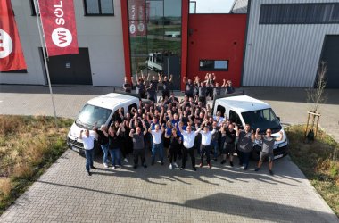 Gruppenfoto der Mitarbeiterinnen und Mitarbeiter von Wi SOLAR in Kaisersesch