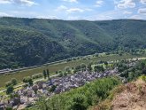 Kurvenkreis - Blick auf Moselkern Blick auf Moselkern an der Mosel im Kurvenkreis CochemZell