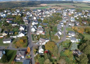 Luftaufnahme des Ortsteils Kennfus in der Ortsgemeinde Bad Bertrich in CochemZell