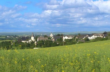 Der Ort Liesenich in der wunderschönen Landschaft des Hunsrück, Kurvenkreis CochemZell