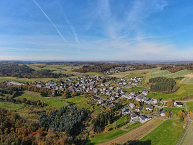 Blick auf Schauren im Hunsrück, Kurvenkreis CochemZell